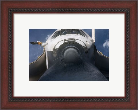 Framed STS-129 Atlantis Rendezvous Pitch Maneuver Print