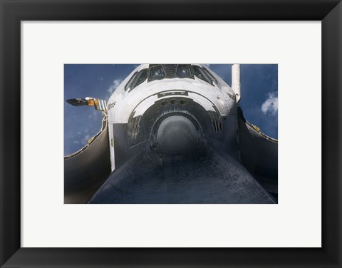 Framed STS-129 Atlantis Rendezvous Pitch Maneuver Print