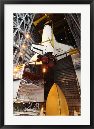 Framed STS-129 Orbiter Atlantis Sling Print