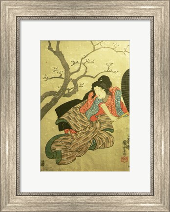 Framed Femme Samurai Print