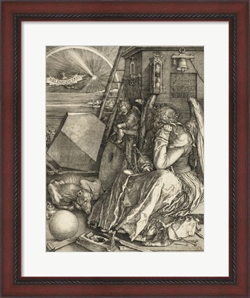 Framed Melencolia I Durer, Albrecht Print