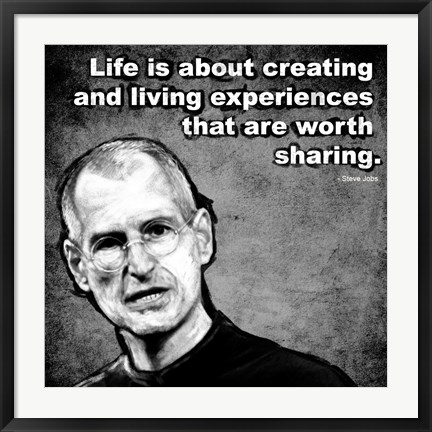Framed Steve Jobs Quote II Print