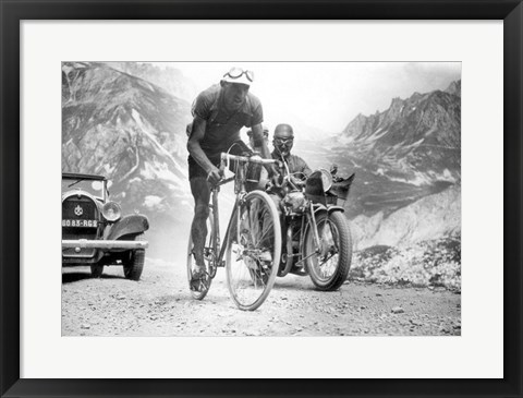 Framed Federico Ezquerra  Tour de France 1934 Print