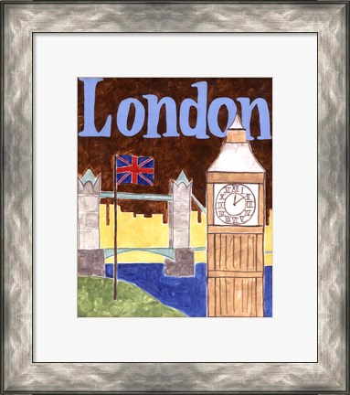 Framed London (A) Print