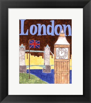 Framed London (A) Print