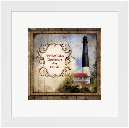 Framed Florida Lighthouse VII Print