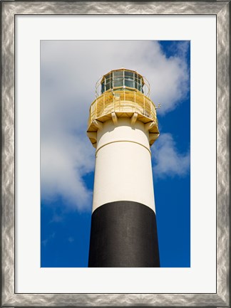 Framed Absecon Lighthouse Museum, Atlantic County, Atlantic City, New Jersey up close Print