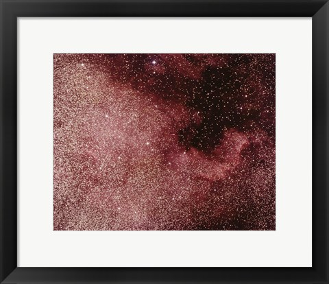 Framed North America Nebula In Cygnus Print