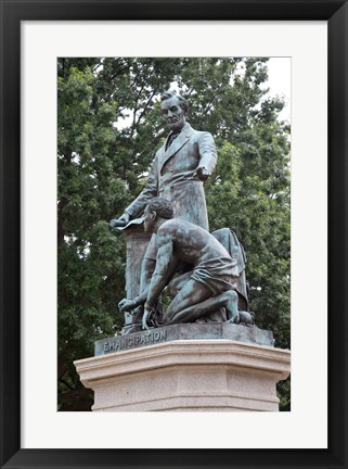 Framed Lincoln statue Print