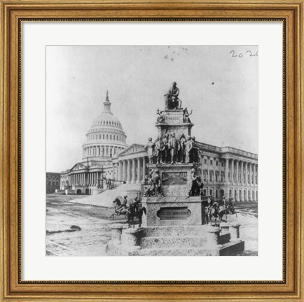 Framed Lincoln Monument Print