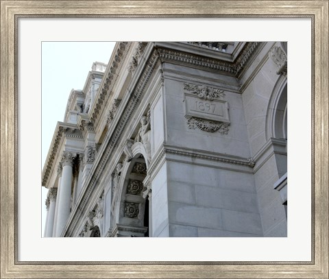 Framed Library of Congress Washington Print