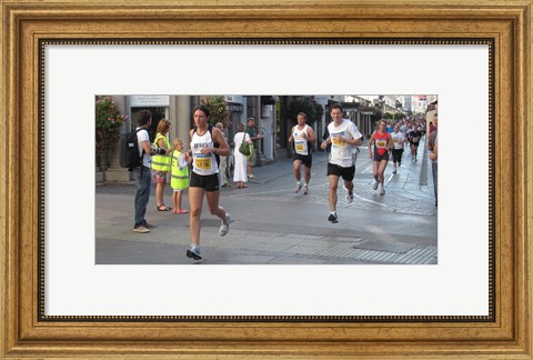 Framed Jersey Marathon 2011 Print