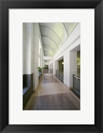 Framed Interior of the Ronald Reagan Building, Washington D.C., USA Print