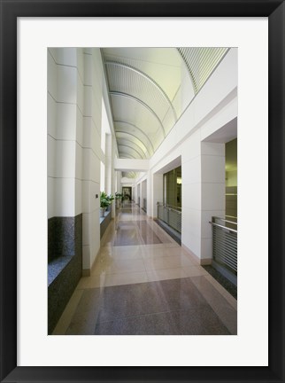 Framed Interior of the Ronald Reagan Building, Washington D.C., USA Print
