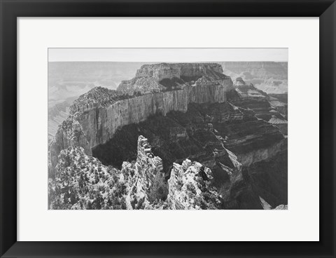 Close-in view of curved cliff, Grand Canyon National Park, Arizona ...