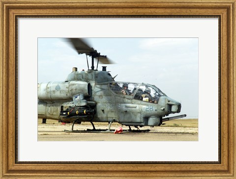 Framed AH-1A Cobra Print