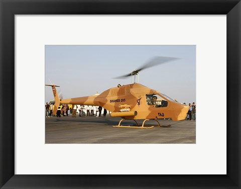Framed Iranian Revolutionary Guard Air Force Shahed 285 Sharifi Print