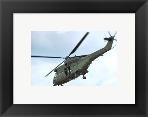 Framed RAF Westland SA-330E Puma HC1 Print