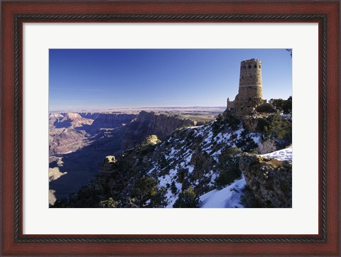 Framed Ruin of an old building on a cliff, Grand Canyon National Park, Arizona, USA Print