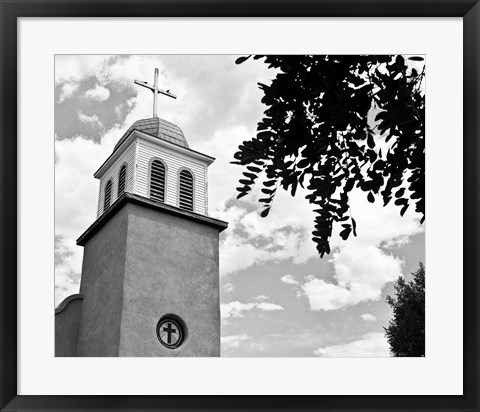 Framed Church of Los Cerrillos Print