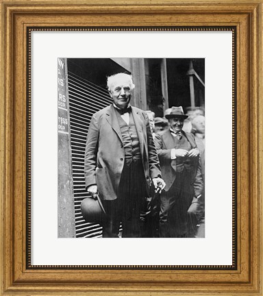 Framed Thomas Edison Print