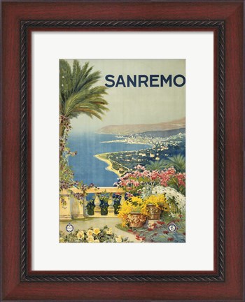 Framed Sanremo Print