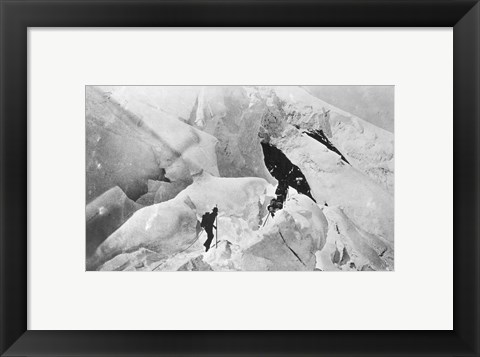 Framed Climbing Mt. St. Elias Print