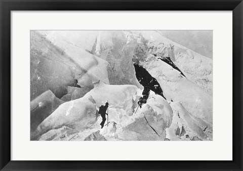 Framed Climbing Mt. St. Elias Print