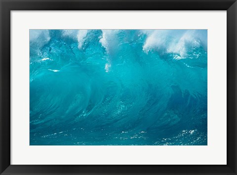 Framed Close-up of waves in the sea Print