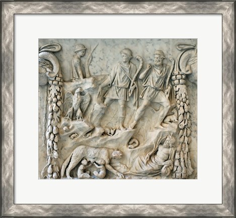Framed Altar of Mars and Venus - Aphrodite and Ares Print