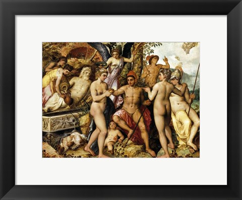 Framed Judgment of Paris Aphrodite Print