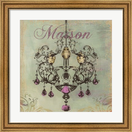 Framed Maison-  mini Print