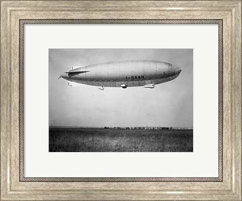 Framed Amundsen Blimp Air Ship I - SAAN Print