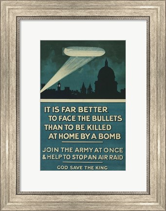 Framed Join The Army Print