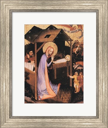 Framed Adoration of Jesus Print