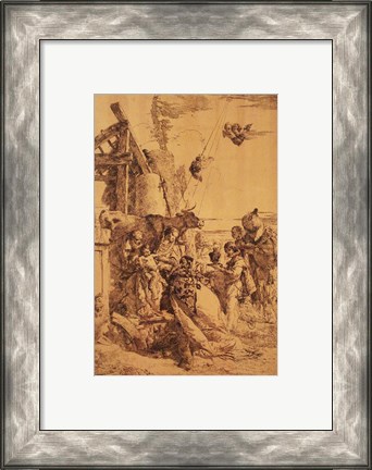 Framed Nativity of Jesus Print