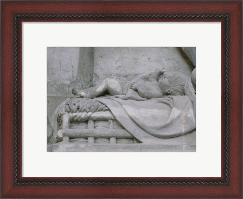 Framed Toul Cathedral Nativity Detail Print