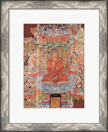 Framed Amitabha Buddha Print