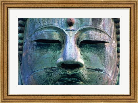 Framed Great Buddha, Kamakura, Tokyo, Japan Print