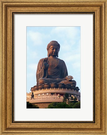 Framed Tian Tan Buddha Print
