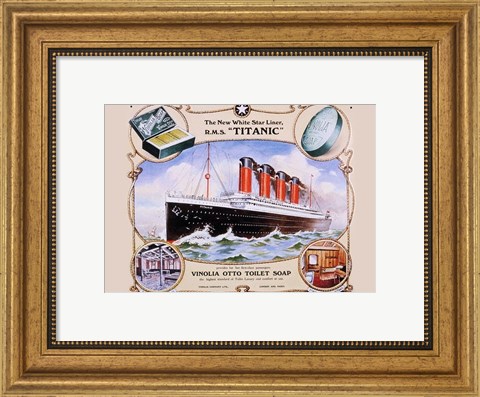 Framed R.M.S. Titanic Print