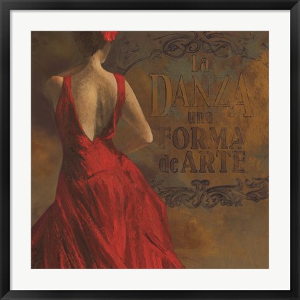 Framed La Dance I Print