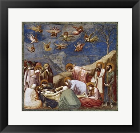 Framed Mourning of Christ Print