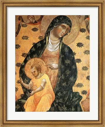 Framed Madonna Renaissance Print