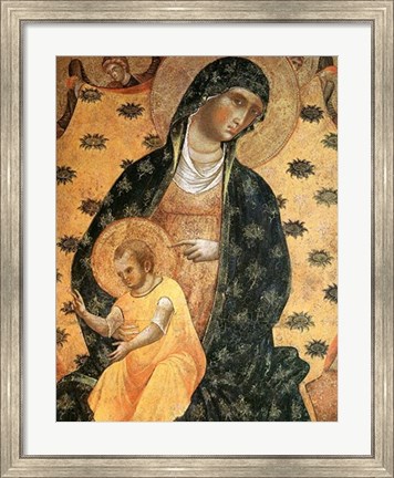 Framed Madonna Renaissance Print