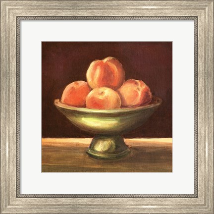 Framed Rustic Fruit Bowl I Print