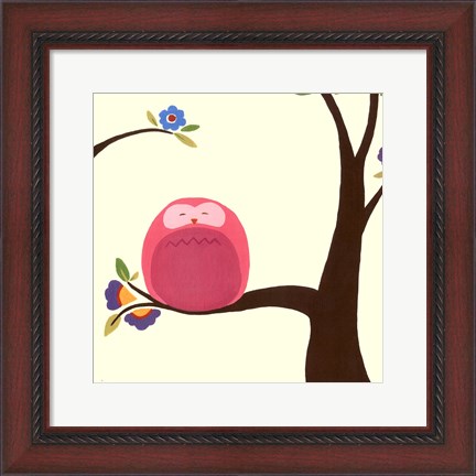Framed Orchard Owls VI Print