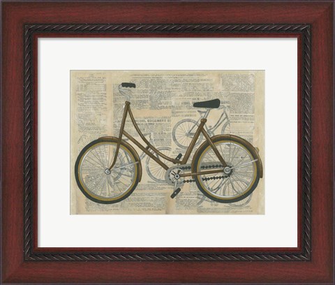 Framed Tour by Bicycle II Print
