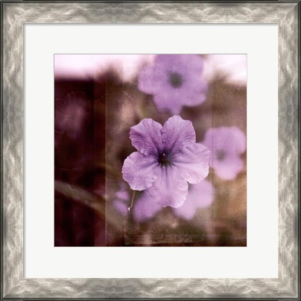 Framed Purple Tranquility II Print