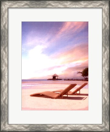 Framed Beside the Sea I Print